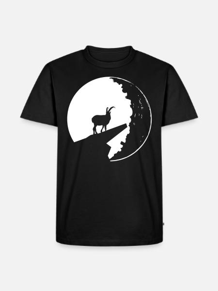 Chèvre - (6) - T-shirt Premium bio Homme - noir