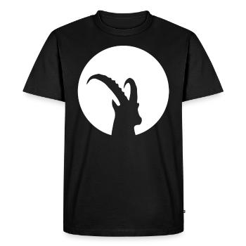 Chèvre - (7) - T-shirt Premium bio Homme - noir - Devant - Nico (187cm)
