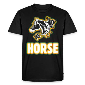 Cheval 2 - - T-shirt Premium bio Homme - noir - Devant - Nico (187cm)