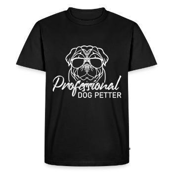 Animal de compagnie professionnel - T-shirt Premium bio Homme - noir - Devant - Nico (187cm)
