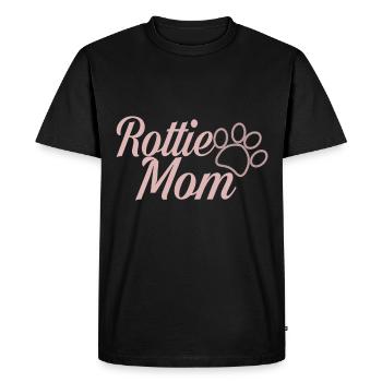 Maman Rottie - T-shirt Premium bio Homme - noir - Devant - Nico (187cm)