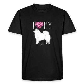 japsilovediamonds - Men's Premium Organic T-Shirt - black - Front - Nico (187cm)