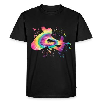 Long Jumpers Long Jump Kids Long Jump - Men's Premium Organic T-Shirt - black - Front - Nico (187cm)