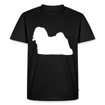 Lhasa Apso - Lhasa Apso Chien - T-shirt Premium bio Homme - noir - Devant - Nico (187cm)