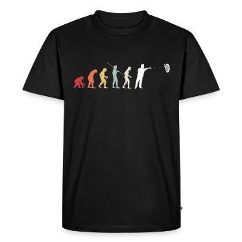 Dart Evolution Darts Player Darts Darts Gift - Men's Premium Organic T-Shirt - black - Front - Nico (187cm)
