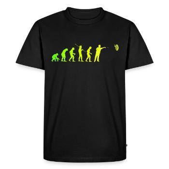 Darts Evolution Darts Player Darts Darts Gift - Men's Premium Organic T-Shirt - black - Front - Nico (187cm)