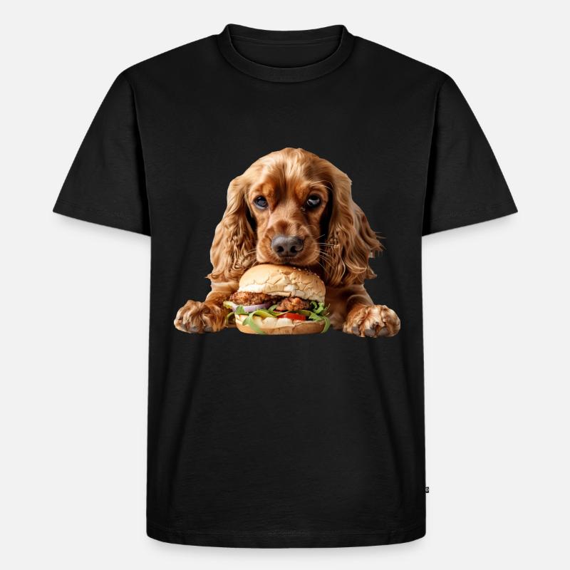 Cocker Spaniel - Männer Premium Bio T-Shirt - Schwarz