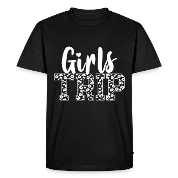 Filles Week-end Femmes Filles Voyage - T-shirt Premium bio Homme - noir - Devant - Nico (187cm)