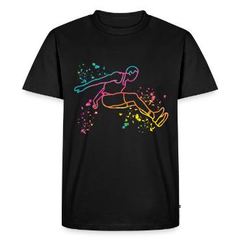 Long Jumpers Long Jump Kids Long Jump - Men's Premium Organic T-Shirt - black - Front - Nico (187cm)