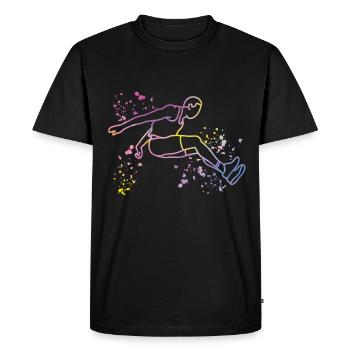 Long Jumpers Long Jump Kids Long Jump - Men's Premium Organic T-Shirt - black - Front - Nico (187cm)