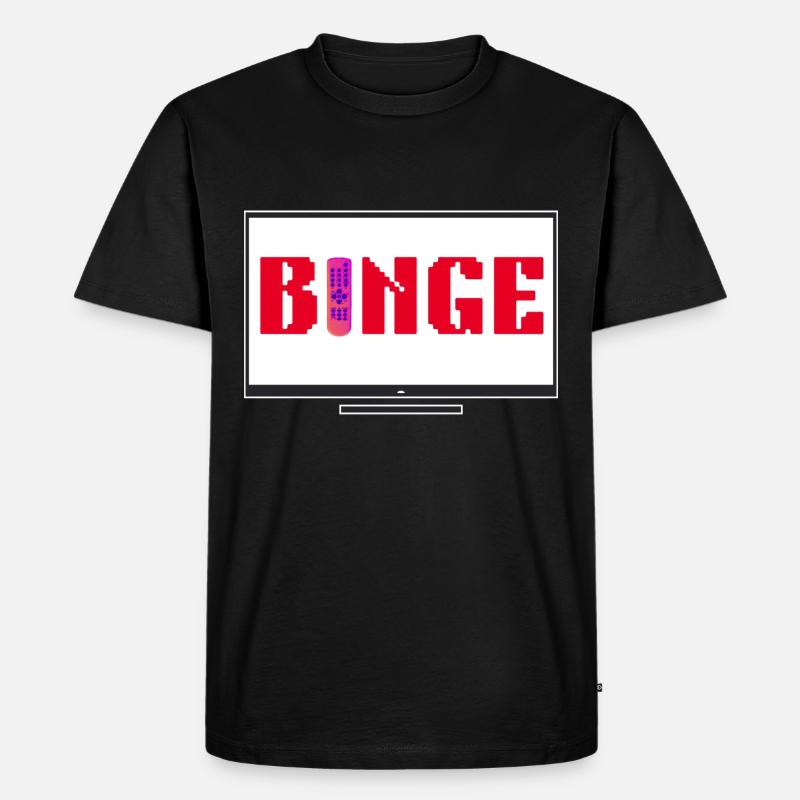 Binge - Männer Premium Bio T-Shirt - Schwarz