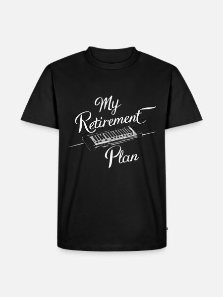 Harmonica Playing Gift - Men's Premium Organic T-Shirt - black