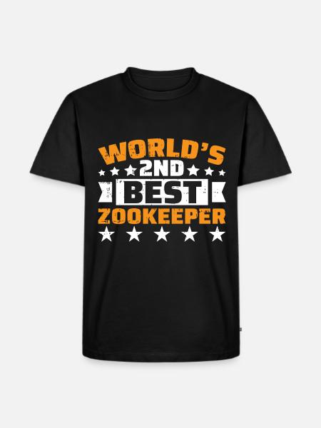 Zoowärter - Männer Premium Bio T-Shirt - Schwarz