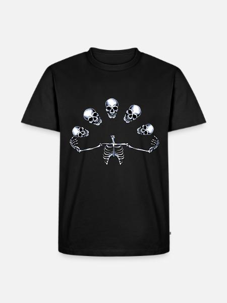 Jonglieren - Männer Premium Bio T-Shirt - Schwarz