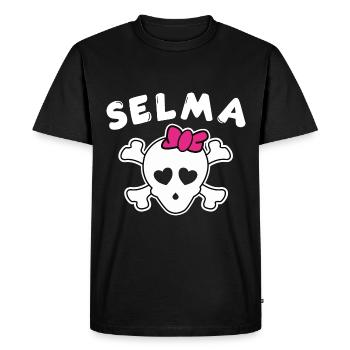 Pirate Selma Design pour Filles et Femmes - T-shirt Premium bio Homme - noir - Devant - Nico (187cm)