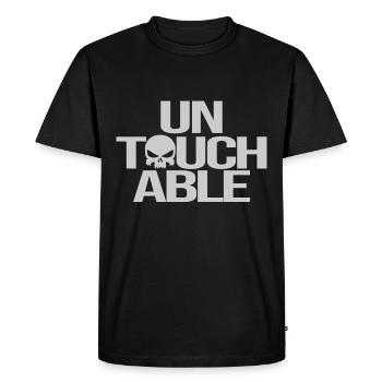 intouchable - T-shirt Premium bio Homme - noir - Devant - Nico (187cm)
