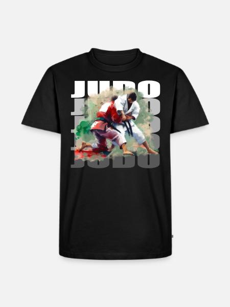 Judo - Men's Premium Organic T-Shirt - black