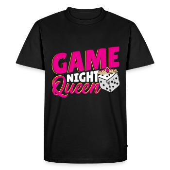 Jeux de société jeu de société cadeau - T-shirt Premium bio Homme - noir - Devant - Nico (187cm)