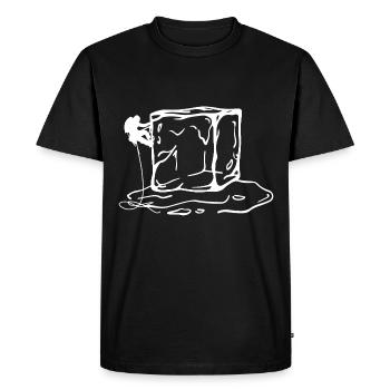 Ice - Climbing - - Men's Premium Organic T-Shirt - black - Front - Nico (187cm)