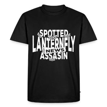 Lanterne tachetée volant cadeau - T-shirt Premium bio Homme - noir - Devant - Nico (187cm)