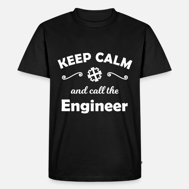 Technology and mechanical engineering - Men's Premium Organic T-Shirt - black