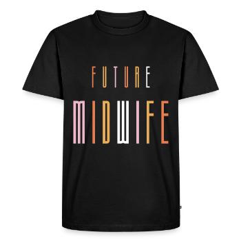 Future Midwife Nurse Nursing Student Grad Student - Men's Premium Organic T-Shirt - black - Front - Nico (187cm)
