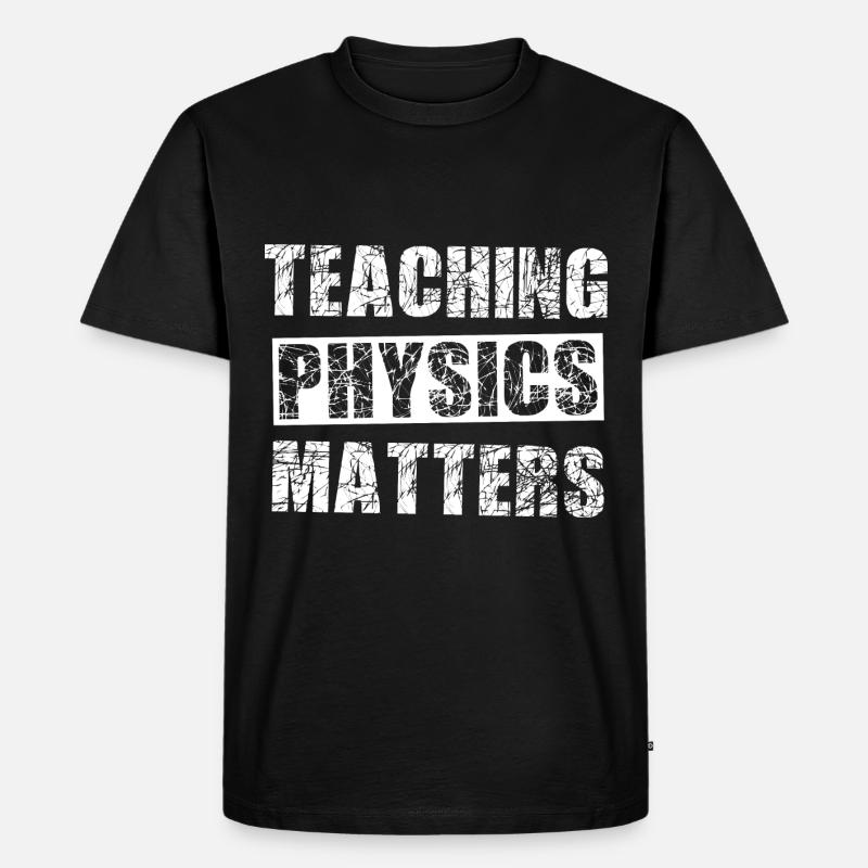 Die Physiker - Männer Premium Bio T-Shirt - Schwarz