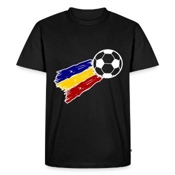 Sports et Ball Friends Roumanie - T-shirt Premium bio Homme - noir - Devant - Nico (187cm)