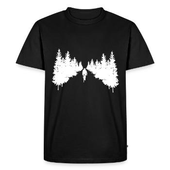 Arbres - Cyclisme - (6) - T-shirt Premium bio Homme - noir - Devant - Nico (187cm)