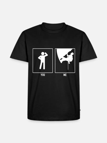 Vous - Moi - Climbing Top - T-shirt Premium bio Homme - noir
