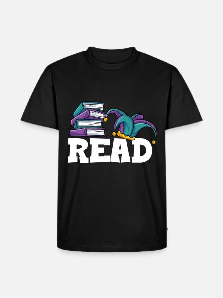 Lesen - Männer Premium Bio T-Shirt - Schwarz