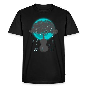 Cello Instrument à cordes Cadeau - T-shirt Premium bio Homme - noir - Devant - Nico (187cm)
