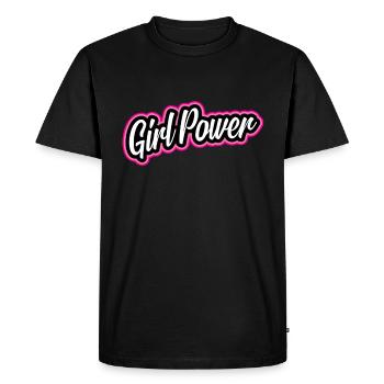 Girl Power Mädchen Power - T-shirt Premium bio Homme - noir - Devant - Nico (187cm)