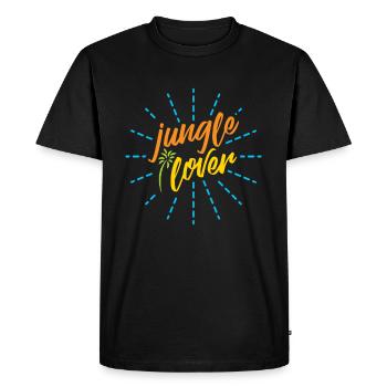 Jungle Forêt Vierge Cadeau - T-shirt Premium bio Homme - noir - Devant - Nico (187cm)