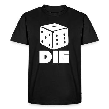 Dice Dice Gift Games - Men's Premium Organic T-Shirt - black - Front - Nico (187cm)