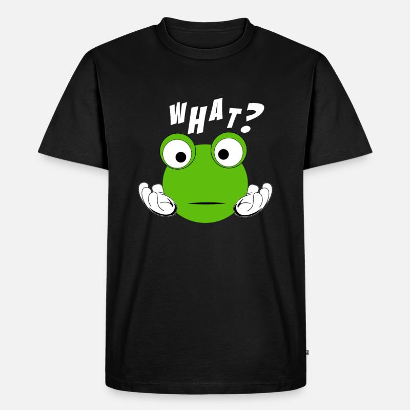 verwirrt Verwirrung Geschenk - Männer Premium Bio T-Shirt - Schwarz