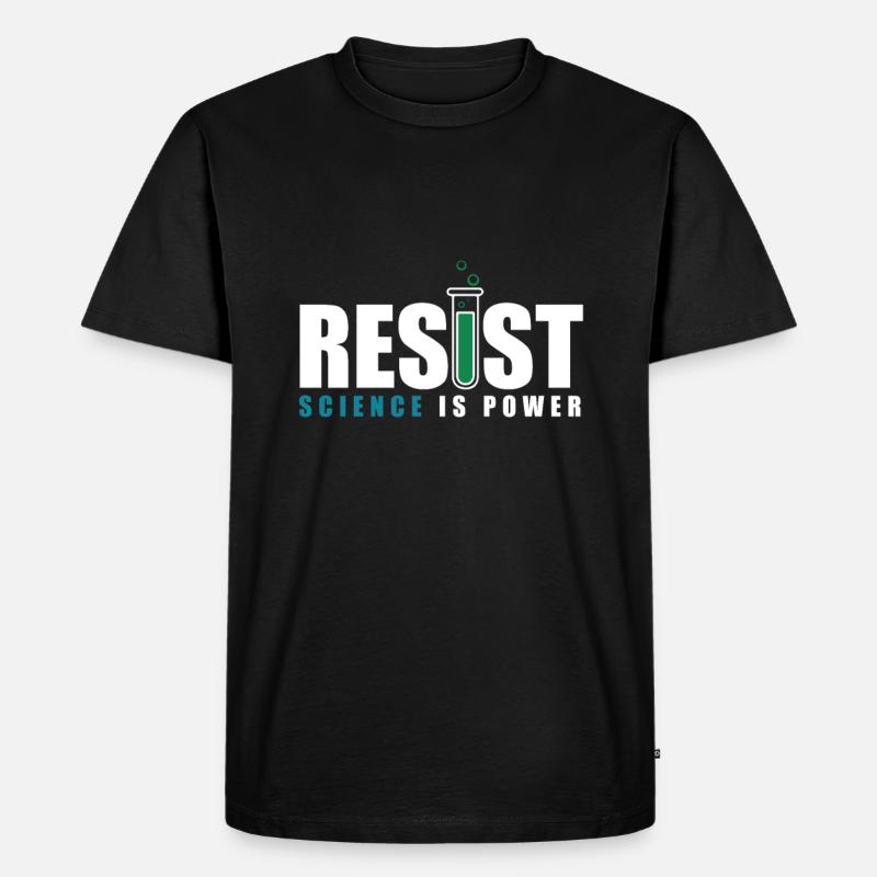 Wissenschaft Geschenk Science - Männer Premium Bio T-Shirt - Schwarz