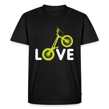 Trial bike bike - Men's Premium Organic T-Shirt - black - Front - Nico (187cm)