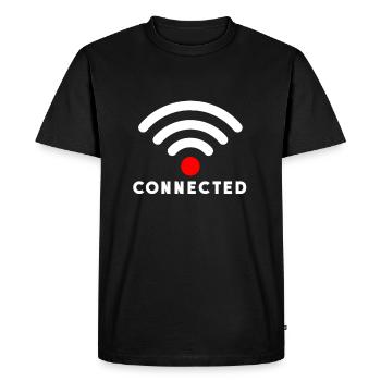 Cadeau Wi-Fi Wifi Internet WIFI - T-shirt Premium bio Homme - noir - Devant - Nico (187cm)