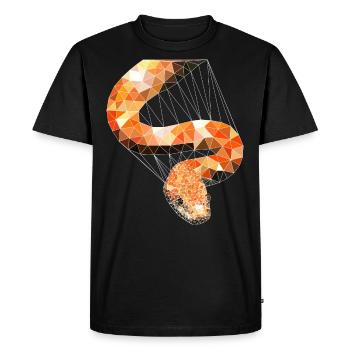 Kornatter snakes terraristic Exotic gift - Men's Premium Organic T-Shirt - black - Front - Nico (187cm)