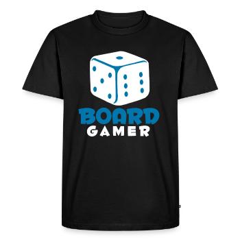 Jeux de dés jeux de cadeau jeu de dés - T-shirt Premium bio Homme - noir - Devant - Nico (187cm)