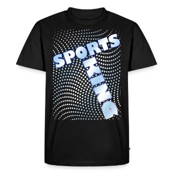 Sports - T-shirt Premium bio Homme - noir - Devant - Nico (187cm)