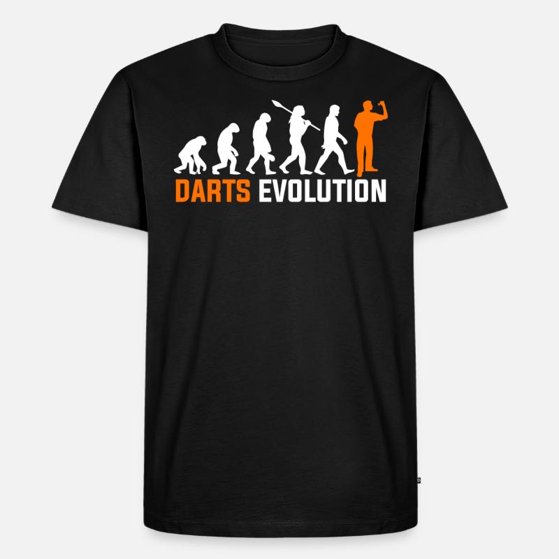 Darts evolution - Men's Premium Organic T-Shirt - black