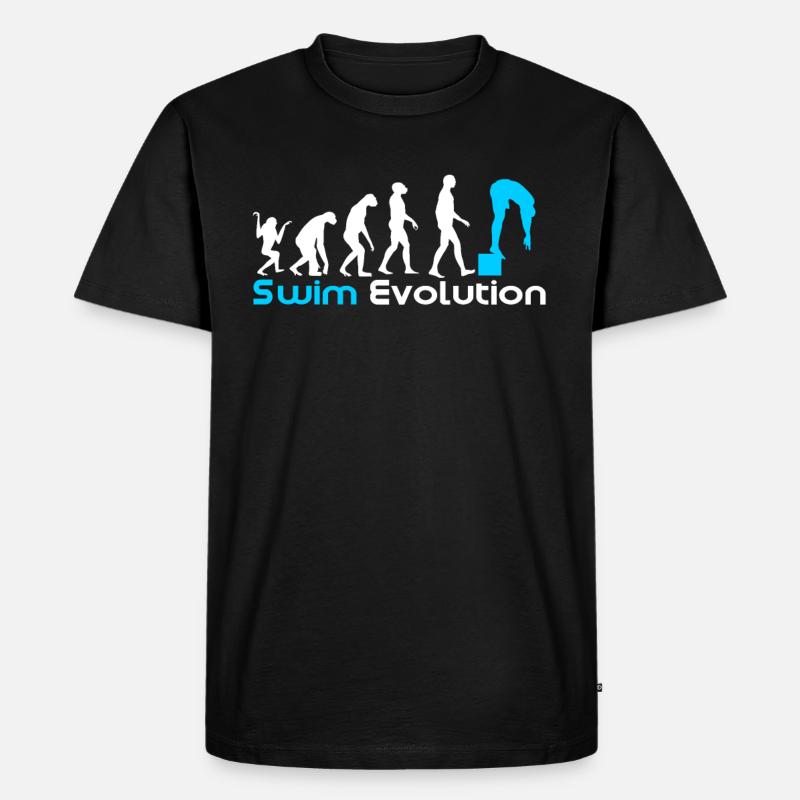 Swim evolution - Men's Premium Organic T-Shirt - black