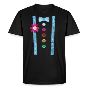 Clown Kostüm - Männer Premium Bio T-Shirt - Schwarz - Vorne - Nico (187cm)