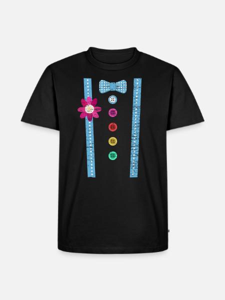 Clown Costume - Men's Premium Organic T-Shirt - black