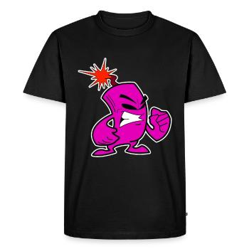 Cool, le feunier Böller - T-shirt Premium bio Homme - noir - Devant - Nico (187cm)