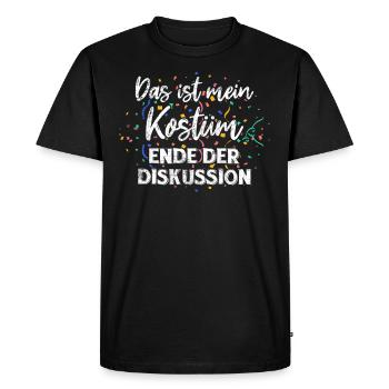 Fasching Karneval Feiern Party Kostüm - Männer Premium Bio T-Shirt - Schwarz - Vorne - Nico (187cm)