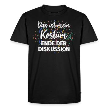 Karneval Fasching - Männer Premium Bio T-Shirt - Schwarz - Vorne - Nico (187cm)