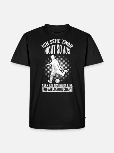 Fußball Trainer Fußballmannschaft - Männer Premium Bio T-Shirt - Schwarz